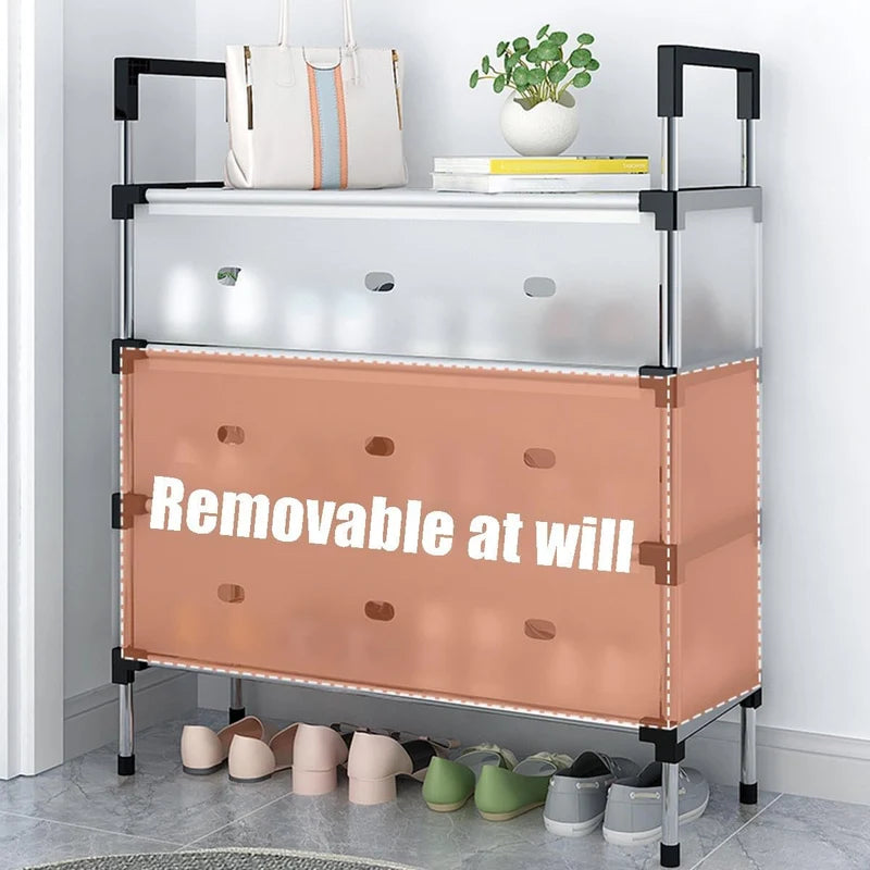 3-Tier Shoe Rack – Space-Saving Shoe Organizer for Home, Bedroom & Entryway